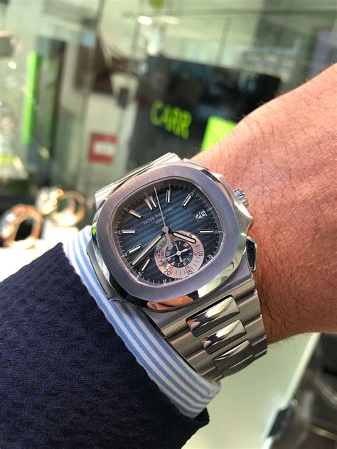 patek philippe nautilus 5980/1a-001|patek philippe 5980 1r 001.